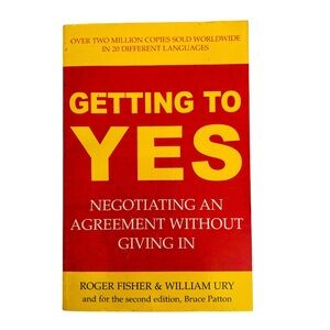 Getting to Yes Negotiation Business Strategy Book